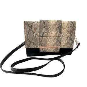 Atmosphere Y2K Snake Print Thin Purse Envelope Purse Adjustable Strap Bag